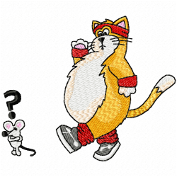 Cats Embroidery Design 9 Cats Embroidery Design 9